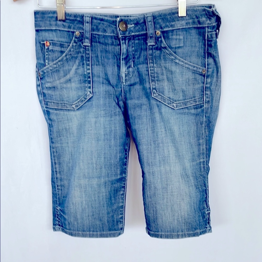 Hudson Blue Denim Bermuda Shorts